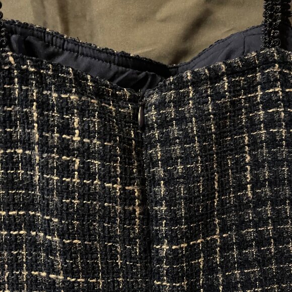 NWOT Womens Cider Tweed Cropped Blazer and Short Cami Tweed Dress - Picture 12 of 15